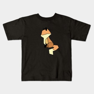 Geometric Fox Kids T-Shirt